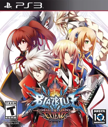 BlazBlue - Chrono Phantasma Extend (USA) box cover front